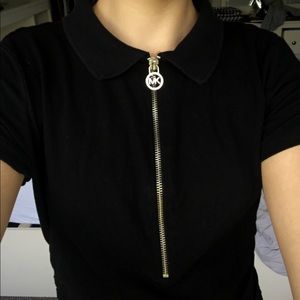 Michael Michael Kors Zip Up Top